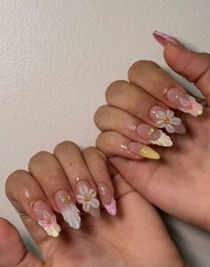 Natural Nail Bar Instagram nail design