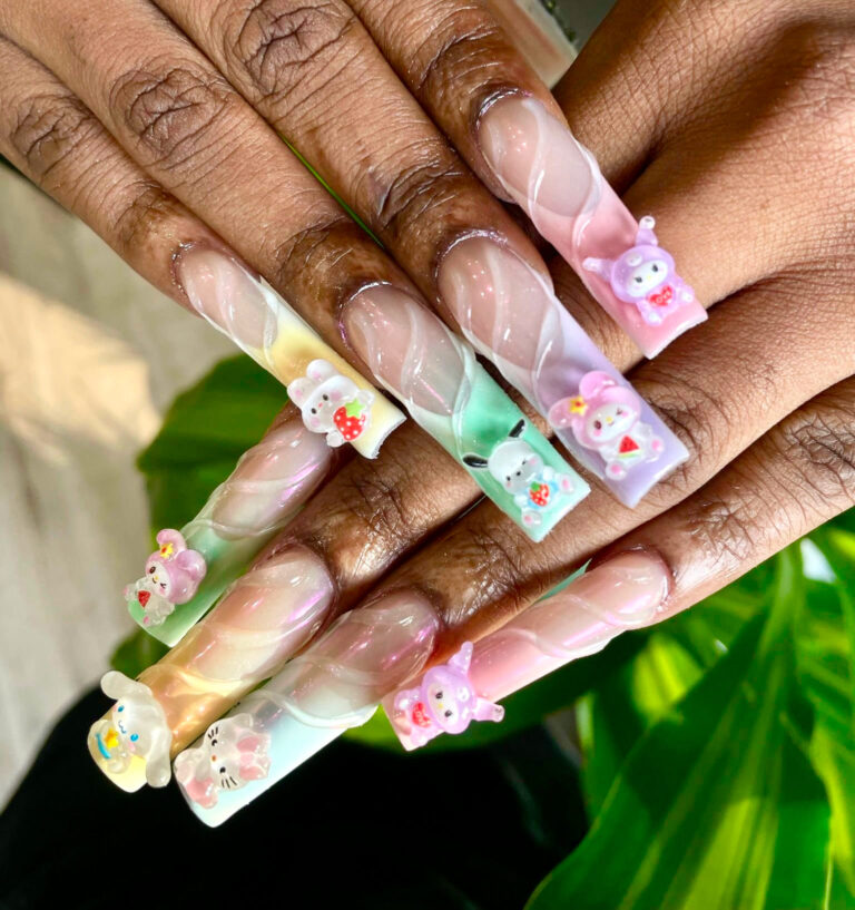 Nail art and salon work at Natural Nail Bar Toronto