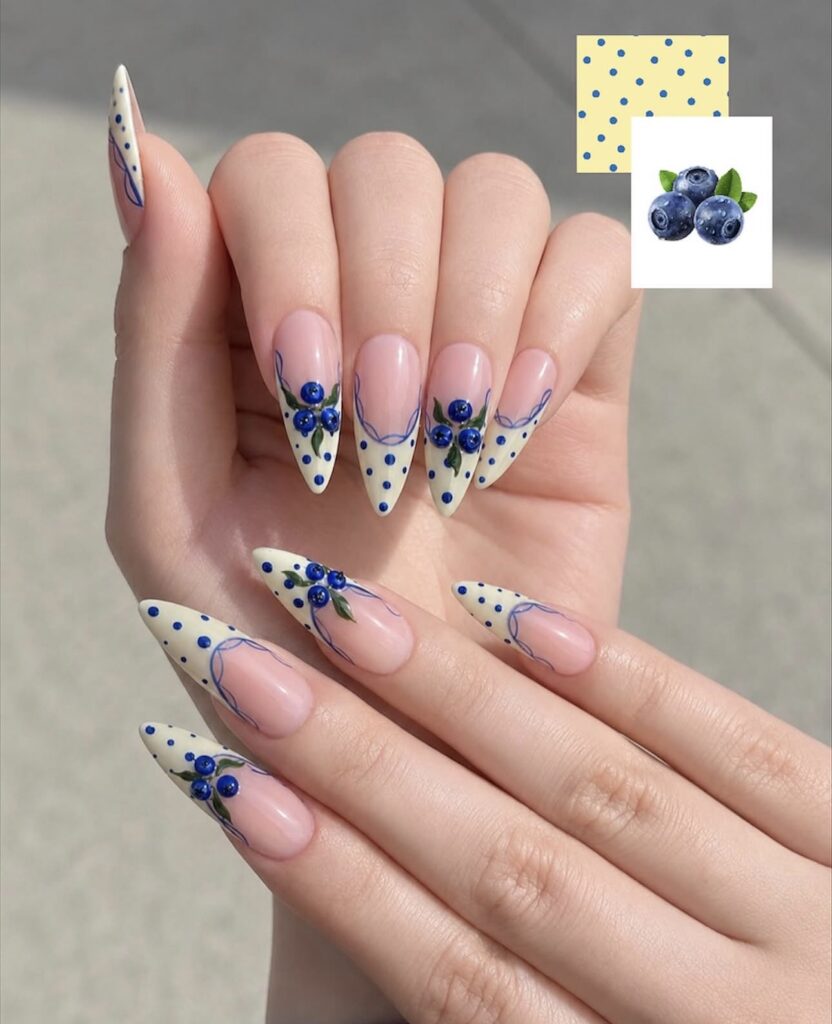 Nail art at Natural Nail Bar Toronto