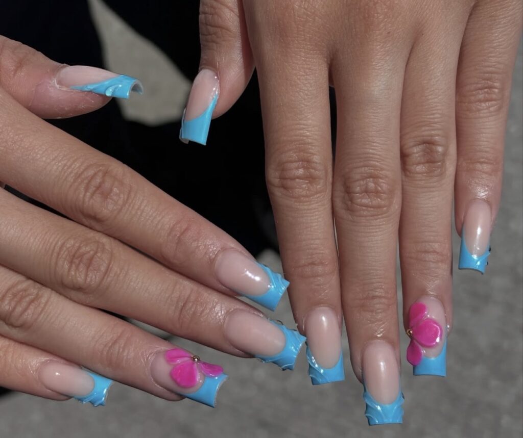 Nail art at Natural Nail Bar Toronto