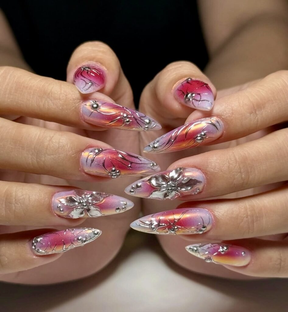 Nail art at Natural Nail Bar Toronto